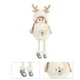 thumbnail image 3 of Árbol de Navidad Colgante Muñeco de peluche Decoración Colgante Adorno navideño para la oficina en casa, Copo de nieve blanco Methold HA001202-01, 3 of 6