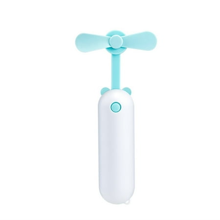 

Portable Small Folding Handheld Travel Portable USB Rechargeable Pocket Desk Fan
