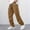 Khaki, variant on YLSDY Men's Solid Cargo Pants, Elastic Drawstring Waist, Multi Functional Pockets, Straight Leg Utility Trousers Black M