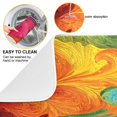 thumbnail image 2 of Dish Drying Mat Microfiber Kitchen Pad Large Counter Absorbent Dish Mats Drainer Rack 16"x18" Vibrant Colorful Tie-dye Pattern, 2 of 7