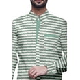 thumbnail image 3 of BESTMAN Long Sleeve Spread CollarShirtsFor Men Cotton Button DownShirts, 3 of 5