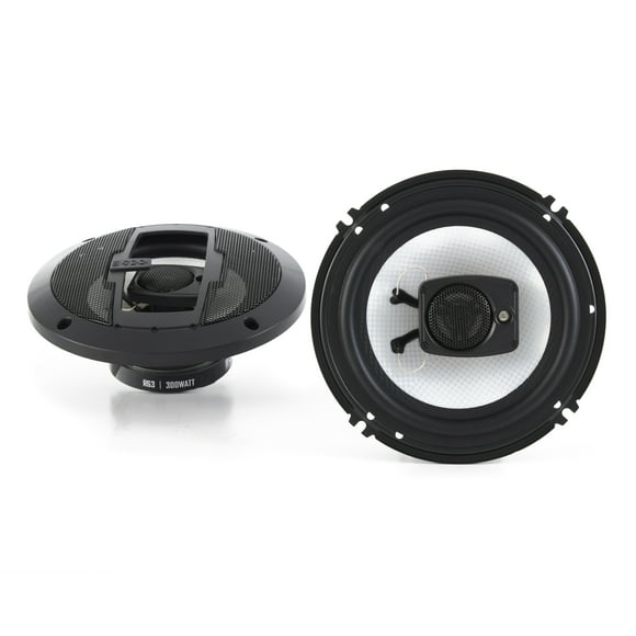 Boss Audio R63 Riot 6.5 Pouces 300W 3 Voies 4 Ohm Audio de Voiture Haut-Parleur Stéréo Coaxial, Paire
