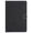 Black, variant on 1 Pc Aesthetic Faux Leather Journal Notebook A5, 5.8"x8.3" Lined Writing Book with Circle Buckle Magnetic Clasp, 200 Pages, Charcoal Grey