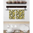 thumbnail image 3 of Farmhouse Daisy Kitchen Dish Towels for Drying Dishes Set of 3, Spring Watercolor Yellow White Floral Waffle Weave Microfiber Hand Tea Bathroom Towels Quick Dry & Absorbent Towel 15.7x23.6, 3 of 7