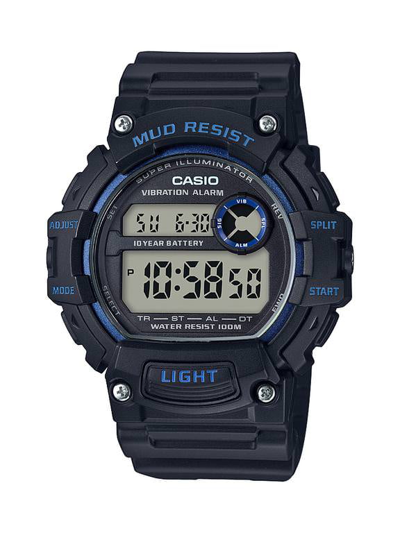 Installatie Wakker worden Amerika Casio Men's Mud-Resistant Sport Watch, Black/Gray TRT110H-1AV - Walmart.com