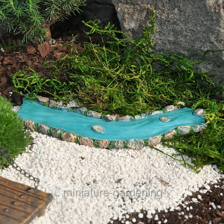 Miniature Curved River for Miniature Garden, Fairy
