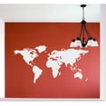 thumbnail image 4 of World Map Wall Art Earth Atlas Decal Sticker, 4 of 4