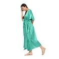 thumbnail image 4 of Gypsie Blu Satin Silk Kaftan for Women Sleepwear Maxi Dress Adjustable Nightgown Plus Size Kimono Sleeve Ladies Caftan Online, 4 of 6