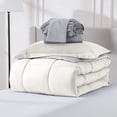 thumbnail image 5 of Virtu Twin Comforter Sets, Bed in a bag, 5 Piece Reversible Twin Bedding Comforter Set with Sheets, Kids bedding, Off White, 5 of 8