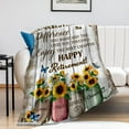 thumbnail image 2 of Retirement Blanket Best Retirement Gifts Ideas Throw Blankets Farewell Gifts for Sofa Couch Chair Bedroom 50"X40", 2 of 6