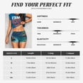 thumbnail image 3 of KLL Tropical Paradise Window View Pattern Workout Shorts for Women Scrunch Short Gym Yoga Running Sport Active Exercise Fitness Shorts, 3 of 5