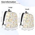 thumbnail image 3 of Yiaed Rabbit And Milk Tea Print Backpack, Premium Laptop Backpack, Travel Backpack for Women, Lightweight Backpacks, Comfortable Back Pack-Medium, 3 of 5