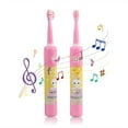thumbnail image 1 of Electric Toothbrush for Kids Rechargeable Music Sonic Toothbrush with 2 Brush Heads and USB Cable, 1 of 8