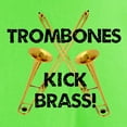 thumbnail image 3 of CafePress - Trombones Kick Brass T Shirt - Light T-Shirt - CP, 3 of 4