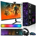 thumbnail image 1 of Restored HP G3 Gaming Desktop PC,Intel i7 6th Gen,GT 1030 2GB DDR5,16GB RAM,512GB SSD+2TB HDD,MTG 24 Inch Curved Gaming Monitor,RGB Kit,Windows 11 Pro, 1 of 9