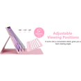 thumbnail image 5 of Backlit Wireless Bluetooth Keyboard Folio with Pencil Holder for 12.9-inch iPad Pro, iPad 5th/6th Gen & 13-inch iPad Air M2 (2024) / M3 (2025)，Pink, 5 of 16