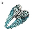 thumbnail image 6 of SmartBy Lady Fashion Multicolor Rhinestone Wings of Angel Charm Ring Finger Jewelry Gift, 6 of 8