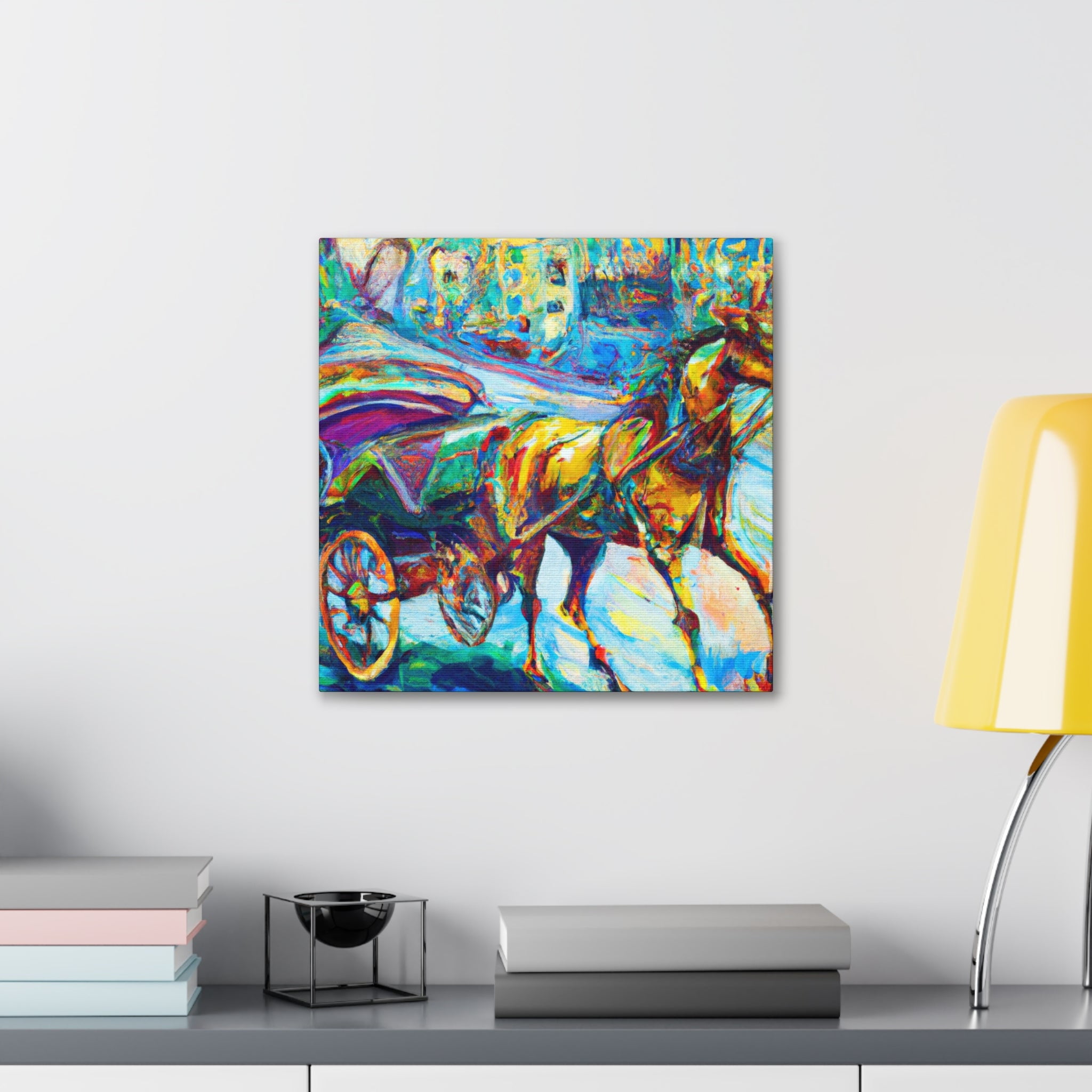 "Majestic Carriage Ride" - Canvas