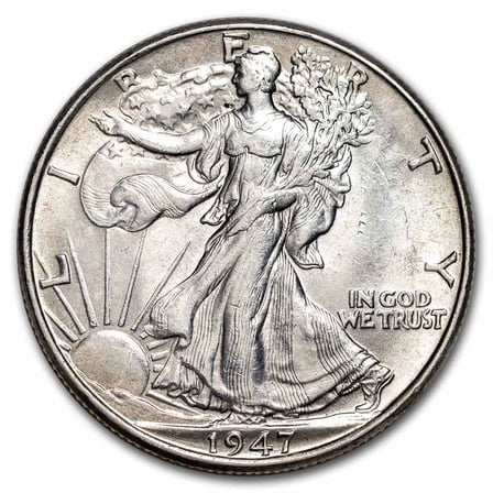 1947 Walking Liberty Half Dollar BU