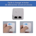 thumbnail image 3 of Network Lan Switch 2 Ports, Rj45 Network Key-press Switch Splitter Selector Box, 100m 2 In 1 Out Or 1 In 2 Out, 2 Port Network Hub Black, 3 of 5