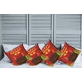 thumbnail image 2 of Ambesonne Colorful Throw Pillow Cover 4 Pack, Cake and Presents, 18", Multicolor, 2 of 7
