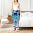 thumbnail image 5 of Bingfone Pajamas for Women,Beach Flamingo Trio Pajama Pants with Pockets-X-Large, 5 of 7