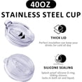thumbnail image 5 of 40OZ Halloween Tumbler Horror Movie with Handle and Straw Travel Coffee Mug Stainless Steel Insulated Cup, Halloween Holiday Gifts, 5 of 6