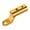 Golden, variant on Xinyolin Motorcycle Mirror Mount - Handlebar Mirror Mount, Rustproof, Corrosion Resistant, Anti-Shake, Easy to Install