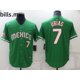 thumbnail image 2 of Nueva Llegada Camiseta De Béisbol Ml Copa Del Mundo De Nuevo México Talla 7 Para La Verano 2023 Verde Azul Alta Calidad Gao Jiahui unisex, 2 of 2