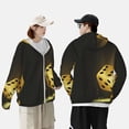 thumbnail image 4 of Lsque Golden Dice UPF 50+ Lightweight Sun Protection Men's Women's Long Sleeve Shirt, Hoodie Performance -Medium, 4 of 9