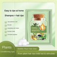 thumbnail image 5 of 10pcs Bubble Hair Dye Shampoo Long Lasting Permanent Fast Covering Gray White Natural Nourishing Hairs Colors Plants Dying Cream, 5 of 5