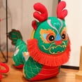 Xinwennn Dragon Mascot Doll Auspicious Dragon Plush Toy New Year Toy xinwennn-dragon-mascot-doll-auspicious-dragon-plush-toy-new-year-toy