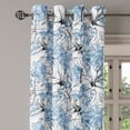 thumbnail image 3 of Ambesonne Grommet Curtain, , 50"x120", Pale Sky Blue White, 3 of 5