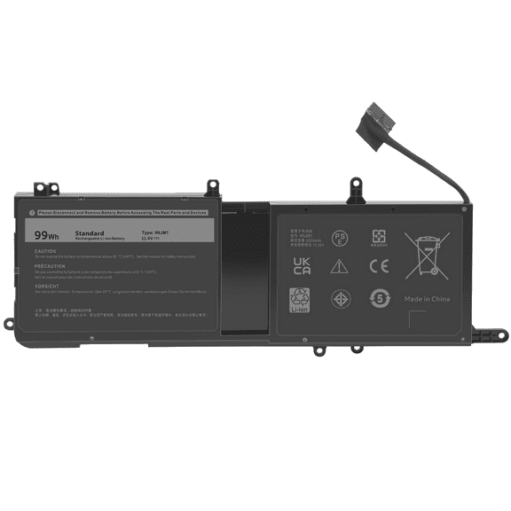 For Dell Alienware 17 R5 Series MG2YH HF250 Laptop Battery 9NJM1 99Wh Notebook PC