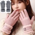 thumbnail image 4 of Guantes de invierno para mujer Guantes para mensajes de texto con pantalla táctil para clima frío MFZFUKR CPB-ZRF468-3, 4 of 5