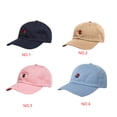 thumbnail image 4 of Hommes Femmes Floral Rose Brodé Papa Chapeau Baseball Casquette de Baseball Réglable en Toile Réglable Crête Coton Chapeaux, 4 of 8