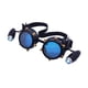 thumbnail image 4 of Disfraz de gafas estilo steampunk clásico con luz cibernética estilo vintage para mujer y hombre 18x6cm, 4 of 9