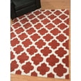 thumbnail image 2 of United Weavers Seattle Area Rugs - 2200-10155 Contemporary Coffee Diagonal Half-Brick Repeat Lattice Rug, 2 of 5