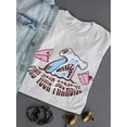 thumbnail image 3 of Find Your Paradise Shark T-Shirt Women -Smartprints Designs, Female XX-Large, 3 of 4