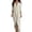 White, variant on Maqroz Maxi Dress for Women 2026 Button Down Shirt Dresses Long Sleeve Roll Up Boho Linen Look Split Front Casual Sundress Loose Beach Vacation Kaftan