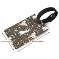 thumbnail image 2 of Sikiie Bones And Leaves Luggage Tags Privacy Cover ID Label Suitcase Tags Identifiers For School Bags,Suitcases, 2 of 7