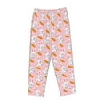 thumbnail image 4 of Xecao Rabbit And Carrot Women's Straight Lounge Pajama Pants: The Epitome of Relaxed Sleepwear, 4 of 9