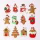 thumbnail image 1 of Árbol de Navidad con forma de hombre de jengibre y muñeco de nieve, decoración clásica para Navidad, 1 of 4