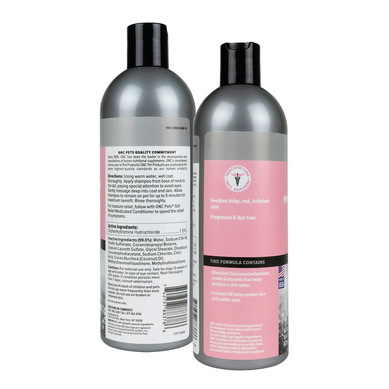 Gnc Pets Gnc Medicated Itch Relief Shampoo Discontinued GNC PETS