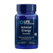 Life Extension Adrenal Energy Formula - Gluten-Free, Non-GMO - 120 Vegetarian Capsules