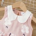 thumbnail image 4 of TIHLMK Toddler Girl Clothes Girl Summer Beach Dress Kids Baby Girls Sleeveless Dresses Doll Collar Vest Dress Princess Dress, 4 of 11