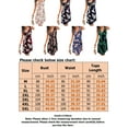 thumbnail image 2 of Uhndy Womens Tank Tops V Neck T Shirt Dress Sleeveless Tunic Tops Floral Printed Sexy Sundress Winered L, 2 of 2