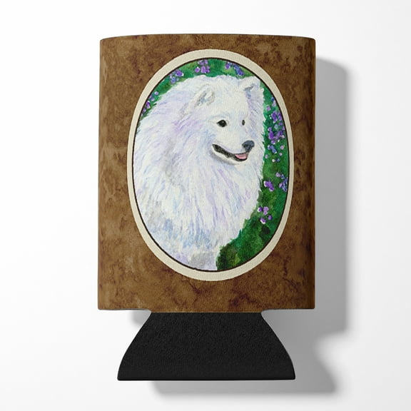 Caroline's Treasures SS8965CC American Eskimo Can or Bottle Hugger, Can Hugger, multicolor