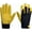 Yellow-black, variant on Unisex work gloves, multi-purpose gloves, soft, lightweight, breathable, touchscreen-compatible gardening work gloves, suitable for warehouse and moving use.【】