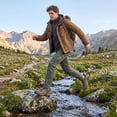 thumbnail image 2 of Gexuosn All-Terrain Hiking Shoes for Men Lightweight Breathable Anti Slip Outdoor Trekking Trails Shoes,Gray, 2 of 6